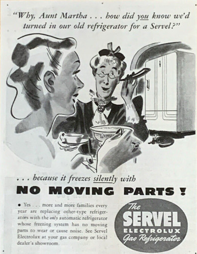 Print servel electrolux - servel, gas
