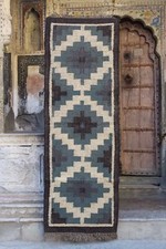 Jute Rug Kilim Rug Handwoven