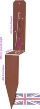Fence post support spike - fence,