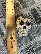 harry potter inspired sugar skull honeydukes christmas tree ornament decoration
