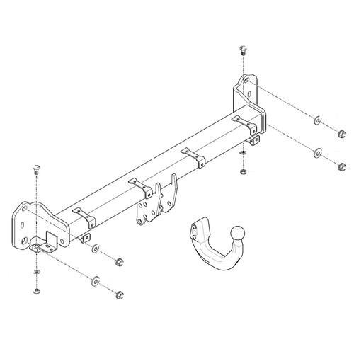 Westfalia towbar for bmw - westfalia, 6