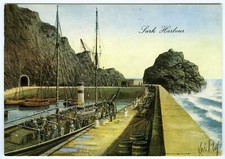 1980s Art Postcard Sark