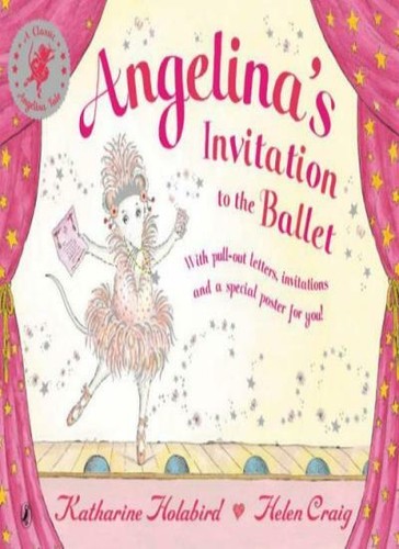 Angelina ballerina invitation - angelina,