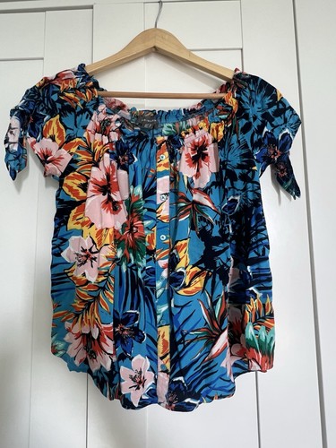 Primark tropical floral - floral, bardot