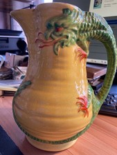 Vintage Arthur Wood Dragon Jug - Pitcher - Vase 20 cm tall