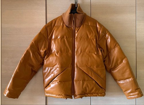 Avirex leather down - leather, jacket