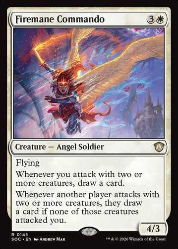 Mtg firemane commando soc - mtg,