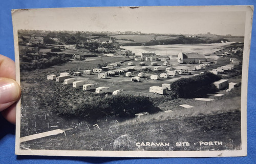 Vintage 1957 postcard - vintage,