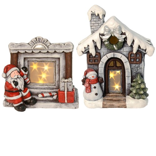 Light christmas ornament - up,