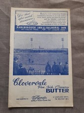 linfield v Ballymena united 11th April 1964 program