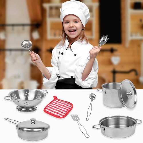 Kids play kitchen cookware set - play,