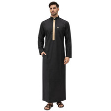 Men’s Premium Black Thobe