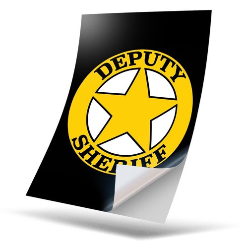 Vinyl sticker deputy - 1, a4