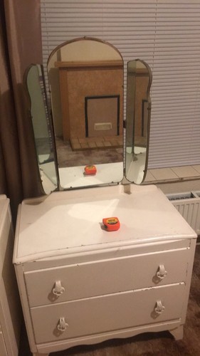 Vintage dressing table - dressing, with