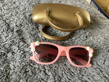 Fabulous Baby Pink Accessorize Angels Sunglasses WFlower Embellishing In Case