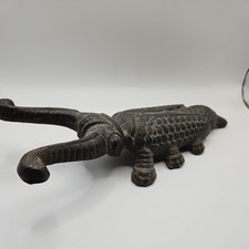 Vintage Farmhouse Solid Cast Iron Beetle Boot Jack 