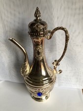 Silver tone metal Jug Pitcher