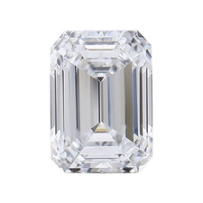 Emerald Cut Lab Created Diamond Melee - 5.25 x 3.75mm