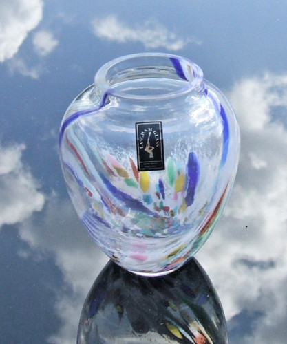 Langham glass hand made - hand, posy