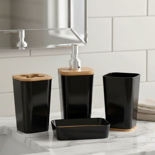 Pce black wooden bathroom - pce, /