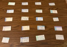 LOT 20 RARE CONCERT TICKET