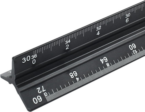 Metal engineer scale - engineer, ruler