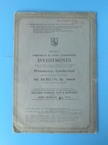 Whitehaven colliery company - whitehaven,