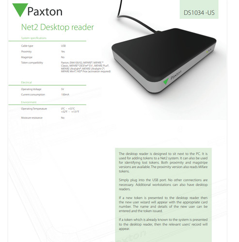 New paxton net2 - paxton, desktop