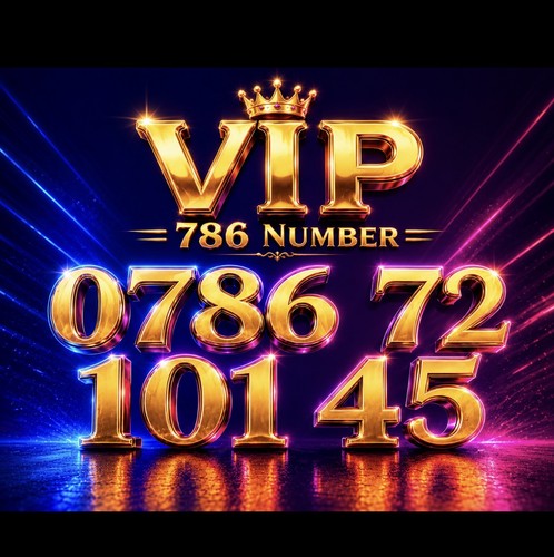 0786 sim number brand - number, pay