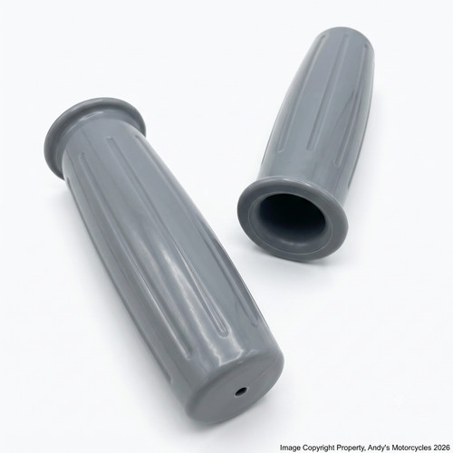 Amal style handlebar grips - style,