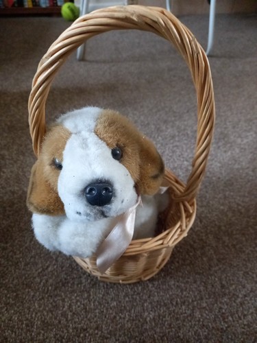 Dog wicker basket good - dog,
