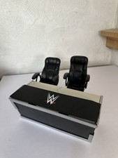 WWE Wrestling Announcer Table With Chairs For Figures #2 AOV
