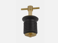 Brass drain plug / bung for boat - 1" / 25mm T Handle Drain bung Marine