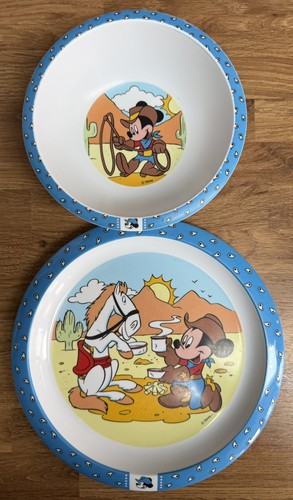 Vintage mickey mouse plate - vintage,