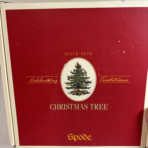 Spode christmas tree party - tree, 6"