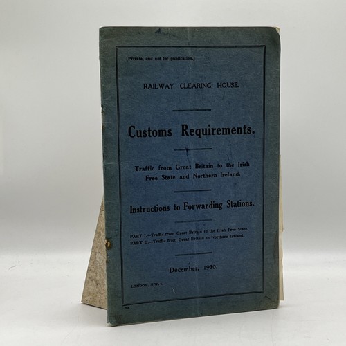 Railway clearing house - railway, customs