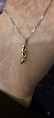 Hot diamonds 9ct white - diamonds, gold