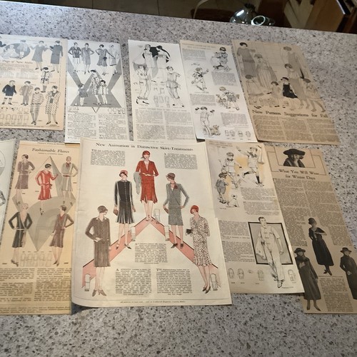 Lot w clothing pattern - b&w,