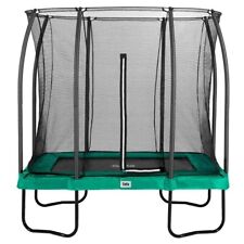 7ft (214cm) x 5ft (153cm) Salta GREEN Rectangular Comfort Edition Trampoline