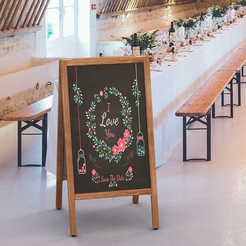 Large wooden pavement sign - large,