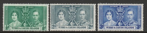 Turks caicos 1937 - &, is.