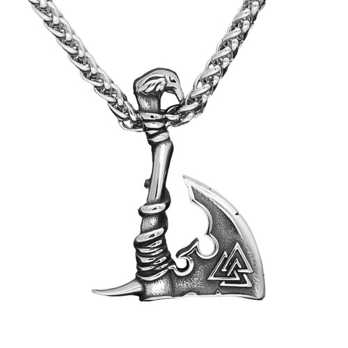 Viking axe necklace - axe, mens