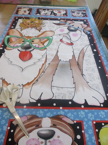 Large designer dog quilt - large,