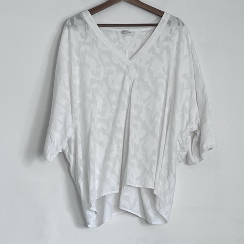 Poetry white cotton tunic - white,
