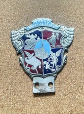 Rare NALGO Motoring Association Enamel Car Badge. Excellent Condition.