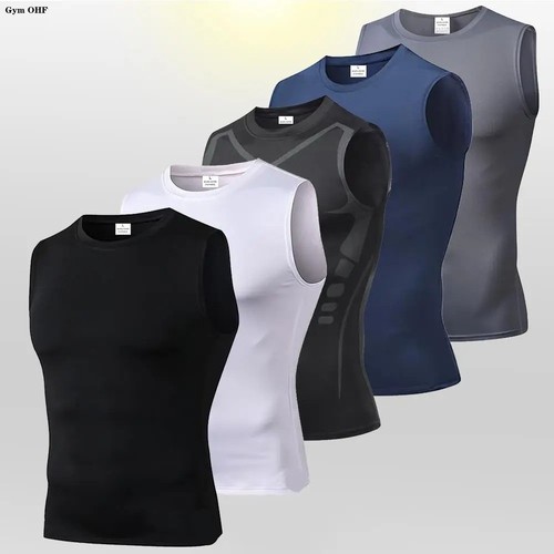 Men compression tank top - men,