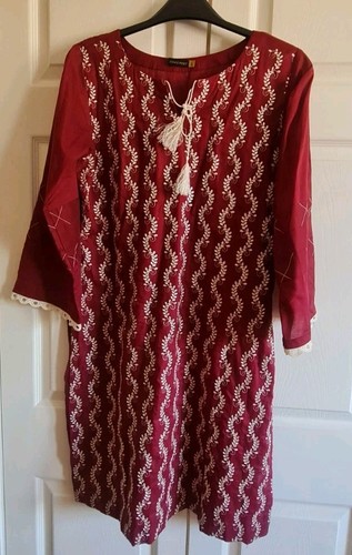 Women kurta red dress - kurta, shirt