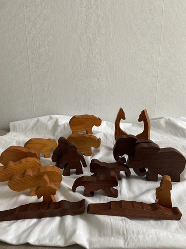Wooden animals from noah - wooden, noah’s