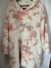 Primark Barbie Fleece Snuddie Oversized Blanket Hoodie Size M/L Pink EUC