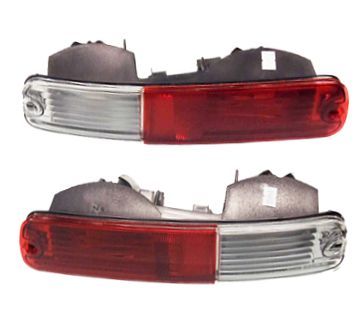 Pair rear bumper - of,